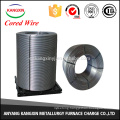 CaSi/calcium silicon cored wire of Si55-60